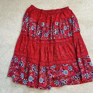 PHOOL 2x Red Festive Skirt and Top NWT! 🎁